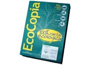 ideal ECOCOPIA: carta ecologica riciclata per fotocopie. Cartiera verde di Romanello, 80 grammi, formato A4. Punto di bianco 70 bra1251.