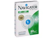 Carta per fotocopie Navigator. 80 grammi, formato A4. Cartiera Soporcel BRA962b.