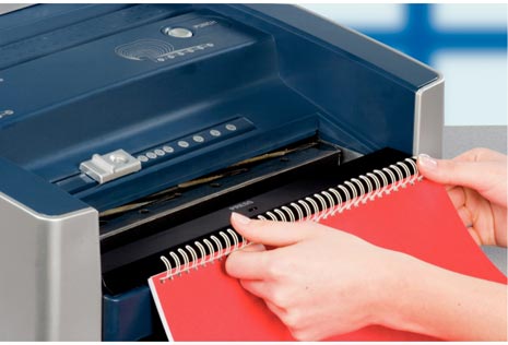 gbc WIREBIND 500E rilegatrice elettrica ad anelli metallici., marchio LEITZ.