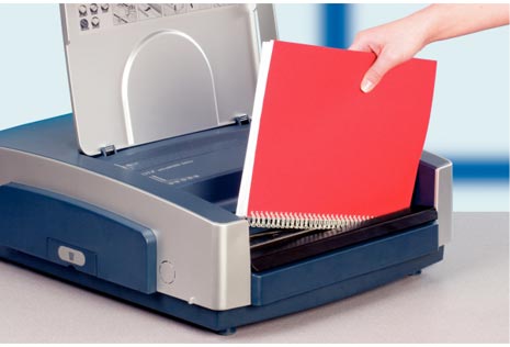 gbc WIREBIND 500E rilegatrice elettrica ad anelli metallici., marchio LEITZ.