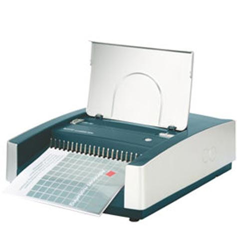gbc COMBIND 500E LEITZ rilegatrice elettrica ad anelli in plastica., marchio LEITZ.