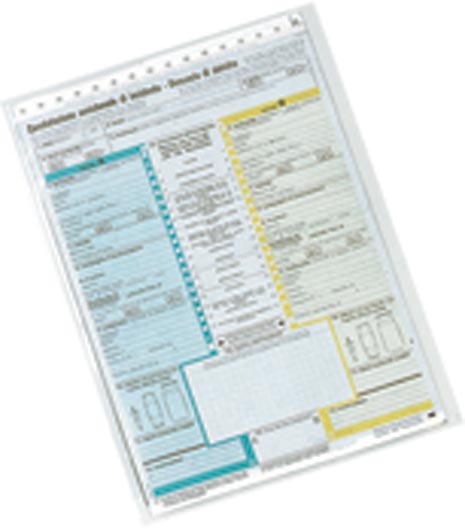 gbc 395800600. Buste a U. per fogli 130x180mm.  realizzate in polipropilene lucido di ottima trasparenza e resistenza. Sono particolarmente indicate per contenere documenti di frequente consultazione. Ex codice Esselte 580060,  marchio ESSELTE.