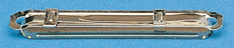 gbc Fastener rilegatori, rilegafogli, clip archivio, in acciaio nichelato interasse fori 8cm, Per rilegare plichi di documenti alti fino a 50mm.