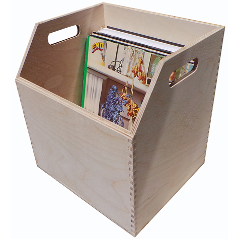 gbc Porta Dischi Vinile LP 12'' contenitore espositore per dischi in vinile LP 12'' in legno multistrato estremamente robusto. Contiene 80 dischi. Ideale per mercatini, negozi di dischi e collezionisti. Misure interne: 33x28x37 cm. Misure esterne: 35x30x38 cm.