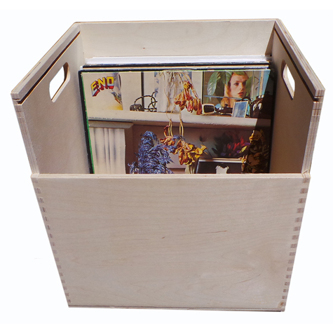 gbc PortaDischi Vinile LP 12', COPERCHIO con coperchio, contenitore espositore per dischi in vinile LP 12'' in legno multistrato estremamente robusto, con coperchio scorrevole. Contiene 80 dischi. Ideale per mercatini, negozi di dischi e collezionisti. Misure interne: 33x28x37 cm, esterne: 35x30x38,2 cm.