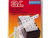 gbc Scatola 5 cavalierini bianco 10x150mm s251503 3l Cavalierini adesivi con etichetta intercambiabile neutra da un lato e alfanumerica dall`altro. il cavalierino puo` essere tagliato per ottenere la lunghezza desiderata. colore bianco. 3EL10503 3ELS251503