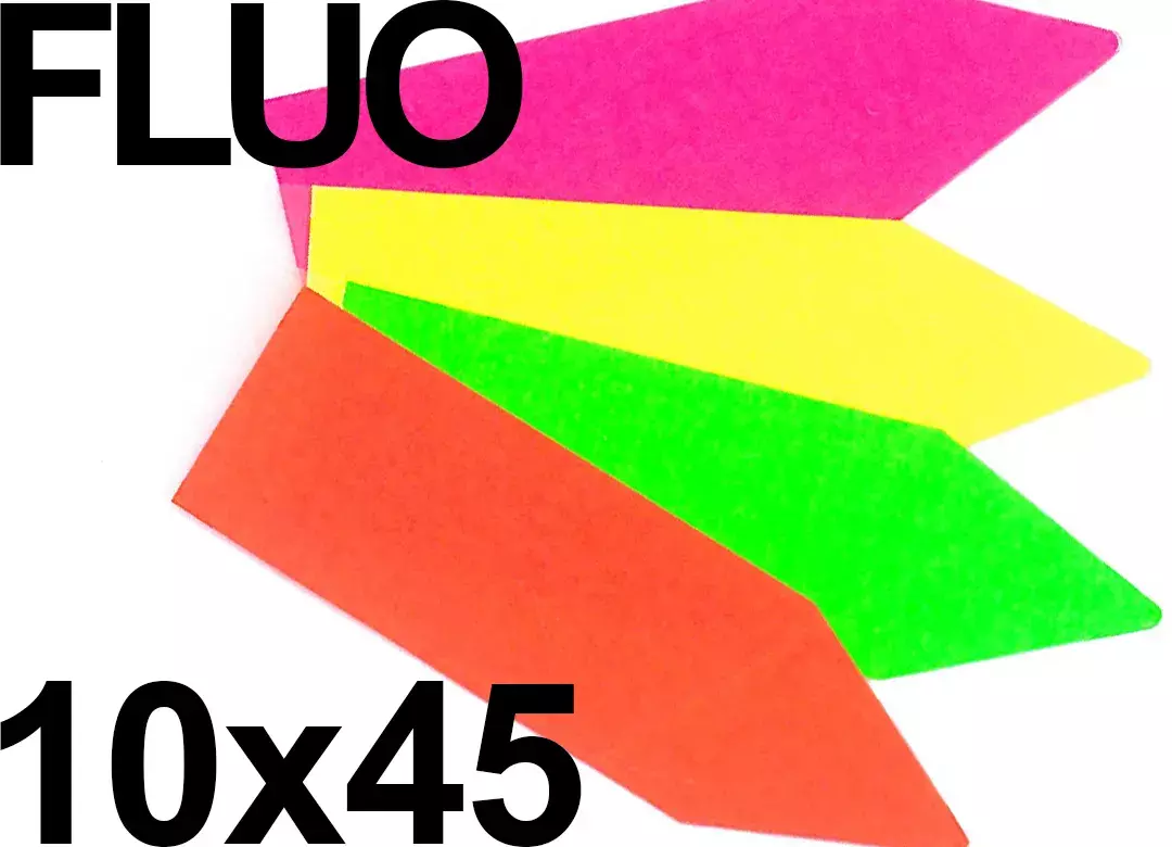 gbc Segnapagina 10x45mm, Riposizionabili, scrivibili, fluoASSORTITI 3EL10556.