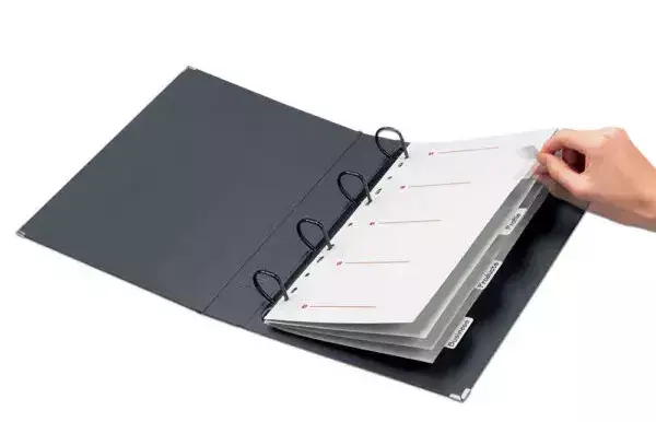 gbc Segnapagina 12x40mm, adesivoRiposizionabile, scrivibili, BIANCO In blocchetti da 120 segnapaguna. Prodotto originale Danese. MADE IN DENMARK..