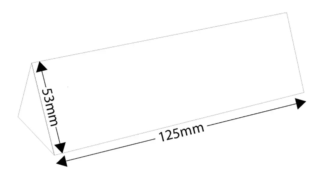 gbc SegnaPosto daTavolo 53x125mm Segnaposto in Kristall, completi di cartoncini stampabili con tutte le stampanti.