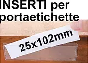 gbc EtichetteSuCartoncinoA5 PreFustellate perPortaetichette 25x102mm  3EL19015.