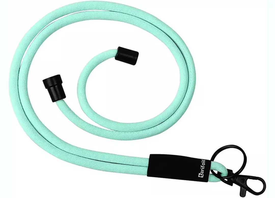 legatoria Cordoncino portabadge, daCollo ANTISOFFOCAMENTO, VerdeAcqua cordicella diametro 5mm, dotata sia di moschettone apribile che di anello. Chiusura di sicurezza antisoffocamento. Adatta a qualsiasi portabadge. TAI200546