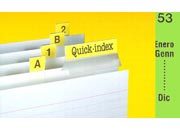 gbc Cavalierini Quick Index Strips VERDE CHIARO 3EL251097.