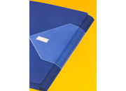 gbc Book Belt autoadesivo tiene chiuse e da solidit a manuali, cartelline e libri dalla copertina morbida  che altrimenti cadrebbero facilmente. Chiusura a velcro, 3el6897