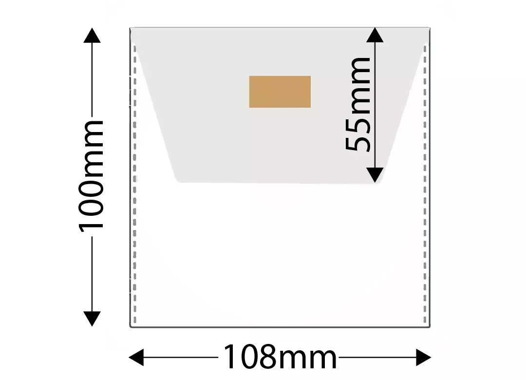 gbc BustaAutoadesivaAntistatica PerFloppyDisk, conPATTELLA 100x108mm TRASPARENTE. Con flap e bollino adesivo di chiusura. I Data Disk Pocket da 3,5 consentono di aggiungere dischetti in raccoglitori, su istruzioni duso e offerte commerciali. Prodotto originale danese. MADE IN DENMARK..