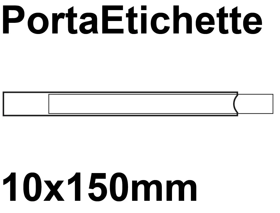 legatoria PortaetichetteAdesivo IndustrialeTagliabile, ShelvingLabelHolder 40x150mm In strisce tagliabili a misura. Particolarmente resistenti, con adesivo rinforzato. Perfetti per contrassegnare scaffali, casse, armadi, cassetti. Compresi cartoncini.