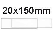 gbc Portaetichette adesivo 20x150mm. Put In Dex 3EL7520.