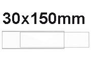 gbc Portaetichette adesivo 30x150mm. Put In Dex 3EL7530.