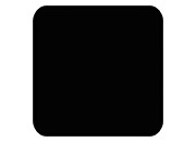 wereinaristea Bollini autoadesivi quadrati colorati, NERO, 20x20mm in rotolo da 1770 etichette API11502