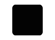 wereinaristea Bollini autoadesivi quadrati colorati, NERO, 15x15mm in rotolo da 2832 etichette API12480