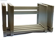 gbc Porta 20-40 cd-dvd  modulo per l`archiviazione estendibile atto a contenere fino a 40 CD con custodie.  Divisori mobili per il raggruppamento delle custodie. Impilabile con altri moduli. Colore Grigio ATADT03613290