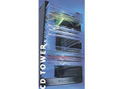 gbc Torre porta 17 CD. NERO Dimensioni: 14,4x13x26,5cm. Modulare ed impilabile sia in orizzontale che in verticale. Contiene 17 CD nella loro scatola in plastica (juwel case) . Materiale: plastica antiurto ATA14960