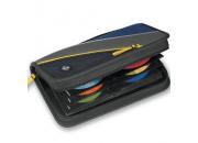 gbc Porta 64 cd-dvd con cerniera 290x178x60mm wallet sport fellowes Custodia per il trasporto e l`archiviazione dei cd senza custodia. materiale high-tech protegge i cd dell`acqua, urti, polvere e calore. zip su 3 lati per la massima facilita` di accesso e sicurezza. dimensioni 33,3x17x6cm. colore blu/grigio, accessori gialli. BOD8501101