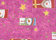 carta Carta Regalo viola pupazzi di neve Carta patinata da 65gr/mq. Formato: 100x70cm BRA3425