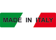 wereinaristea Etichette autoadesive mm 52x13 (13x52) con scritta MADE IN ITALY a colori. Sfondo con la bandiera italiana e scritta nera, adesivo permanente. A BRA3291