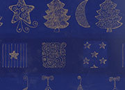carta Carta Regalo BluAlberiStelle, A4, 65gr Carta patinata da 65gr/mq. Formato: 100x70cm BRA3406