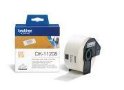 consumabili DK11208  BROTHER ETICHETTA PRETAGLIATA BIANCO CARTA 38X90MM 400 ETICHETTA QL/500/550/650TD BRODK11208