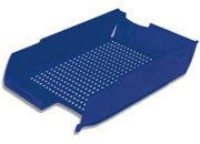 acco Vaschetta portacorrispondenza BLU ps7 presbitero Ad ingresso frontale per un agevole accesso ai documenti. impilabile anche con il supporto telefono, il classificatore da scrivania, il sostegno per il laptop o altre vaschette della stessa linea. dimensioni: 255x355x65mm CAIX850005