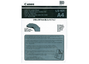 gbc Carta CANON ADESIVA LC-101 per stampanti ink-jet A4 Canon CLC-7, CLC-10, CJ10  formato A4, bianca, (10 fogli) CANLS101