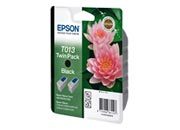 consumabili C13T01340210  EPSON CARTUCCIA INK-JET NERO 20ML PACK 2 BLISTER+ALLARME RADIOFREQUENZA STYLUS COLOR/480/580 EPSC13T01340210