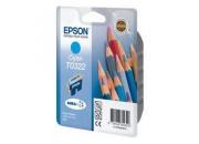 consumabili C13T03224010  EPSON CARTUCCIA INK-JET CIAN0 BLISTER SENZA ANTIACCHEGGIO STYLUS C/70/80 EPSC13T03224010