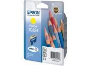 consumabili C13T03244010  EPSON CARTUCCIA INK-JET GIALLO BLISTER SENZA ANTIACCHEGGIO STYLUS C/70/80 EPSC13T03244010