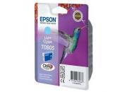 consumabili C13T08054011  EPSON CARTUCCIA INK-JET CIANO CHIARO BLISTER SENZA ANTIACCHEGGIO STYLUS PHOTO R/265/285/360 STYLUS PHOTO RX/560/585/685 STYLUS PHOTO PX/650/660/700W/710W/720WD/800FW/810FW/820FWD STYLUS PHOTO P/50 EPSC13T08054011