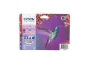consumabili C13T08074011  EPSON CARTUCCIA INK-JET COLORI PACK 6 BLISTER SENZA ANTIACCHEGGIO STYLUS PHOTO R/265/285/360 STYLUS PHOTO RX/560/585/685 STYLUS PHOTO PX/650/660/700W/710W/720WD/800FW/810FW/820FWD STYLUS PHOTO P/50 EPSC13T08074011