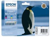 consumabili C13T55974010  EPSON CARTUCHOS INYECCION TINT A MULTIPACK 6 COLORES EPSC13T55974010