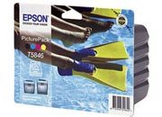 consumabili C13T58464010  EPSON CARTUCCIA INK-JET RAINBOW PACK PICTUREPACK BLISTER+ALLARME RADIOFREQUENZA PICTUREMATE PM/240/280/260 EPSC13T58464010