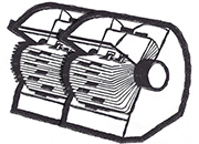 gbc Schedario Rotativo doppio Grande capienza. Contiene fino a 1000 schede FLE1902