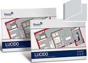 carta DISEGNO LUCIDO 75 blocco di carta da lucido ad alta trasparenza ideale per il ricalco ed il disegno tecnico, formato DQ (23x33cm), 75gr, 10 fogli FAVA210104