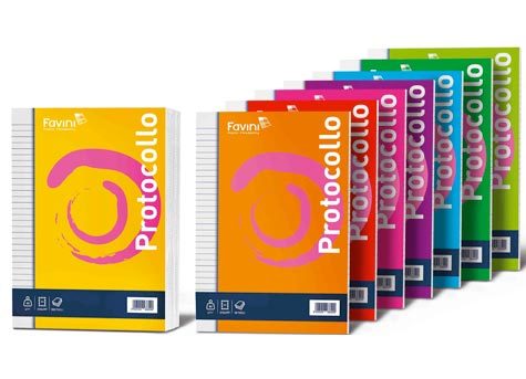 carta FAVINI PROTOCOLLO FINISSIMO 64 righe da 3 elementare in entrambi i lati, formato A4 (21x29,7cm), 64gr, 200 fogli FAVA542804