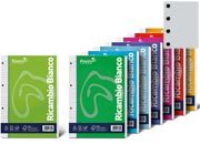 carta RICAMBIO 80 BIANCO FSC quadro 4mm in entrambi i lati, 4 fori, formato A5 (14,8x21cm), 80gr, 80 fogli.