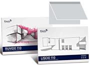 carta DISEGNO 110 BLOCCO liscio neutro, formato D4 (24x33cm), 110gr, 10 fogli.