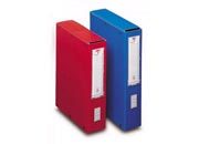 acco Scatola archivio Mec 0 ROSSO. Formato esterno: 25x33cm, formato: utile 23x32cm. Portaetichette in plastica trasparente con etichette intercambiabili. Struttura in fibrone colorato da mm 1,1. Linguella di estrazione a scomparsa. Chiusura con bottoni a pressione. 33/06 GBC00010011