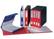 acco Portatabulati Data Ring 41 con custodia, 12pollici x 41cm, (30,5x41cm),  BLU. Raccoglitori per tabulati con meccanismo ad anelli. Struttura in cartone grigio mm 2 rivestito dentro e fuori in carta plastificata. Capacit� 3,5 cm. Meccanismo a quattro anelli in acciaio. Custodia in fibrone mm 0,9 con parabordi metallici. 37/06 GBC000351A4