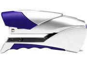 acco Cucitrice a pinza e da tavola, GAZELLE SILVER/BLU. Gazelle di Rexel cuce 20 fogli con punti n.56 (26/6) o 25 fogli con punti n.16 (24/6). Robusto corpo in metallo. Carica 80 punti. Prodondit� di cucitura 5cm. Punto chiuso e punto aperto. Levapunti incorporato GBC02100011