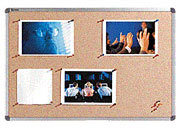 gbc Pannello da Affissione in Sughero ELIPSE Colore: grigio. Dimensioni: 45x60cm GBC1900918