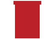 gbc Schede  T Nobo, indice4, ROSSO larghezza minima 112mm, larghezza massima 124mm, altezza totale 180mm, altezza parte esterna 15mm GBC2004003