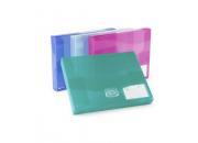 gbc Scatola portadocumenti ICE  Portadocumenti in colori assortiti: 3 blu, 3 trasparenti, 2 rosa, 2 turchesi. Capacit�: 400 fogli. Dorso: 4cm. Dimensioni esterne: 33x25cm GBC2102028